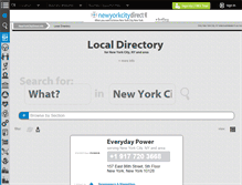 Tablet Screenshot of directory.newyorkcitydirect.info